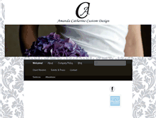 Tablet Screenshot of amandacatherinecustomdesign.com